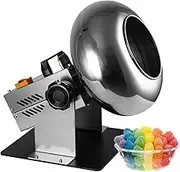 PP-Kic Commercial Sugar Coating Machine, Adjustable Speed Electric Candy Polishing Machine, Chocolate Coating Machine, Small Commercial Mini Chocolate Traying Machine, 110V-220V