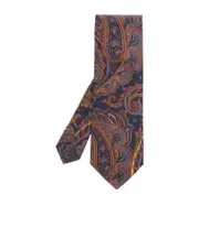 Etro Paisley Printed Pointed-Tip Tie One size multi-color