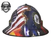 Custom Hydrographic Safety Hard Hat US NAVY PRO CHOICE WIDE BRIM