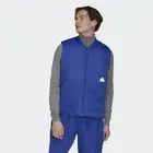 New Men's adidas Puffer Vest Size M Semi Lucid Blue $160