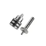 Key Type Micro Drill Chuck 0.4-4mm with Drill Adaptor MT2/JT0 - 1/2" Shank