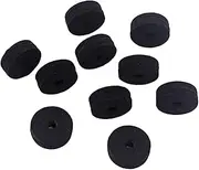 JOINPAYA 10pcs Felt Cover Felt Washers for Guitar Strap Buttons Guitar Accessories Strap Button Washers Bass Drum Cymbal Felt Pads Drum Bottom Cover Hat Washer Drum Kit