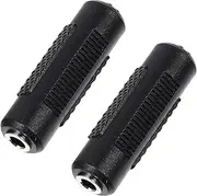 Yardenfun 2pcs Female to Female Audio Adapter for Microphone Connects Stereo Devices with Excellent Sound and Easy Plugging for and Home Audio Systems