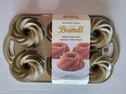 William Sonoma Mini Bundt Heritage Pan Nordic Ware