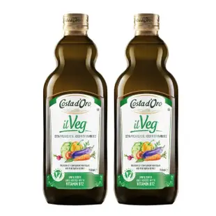 【即期品】Costa dOro 高士達頂級冷壓初榨橄欖油-未過濾750mlx2入(2023/12/23)