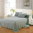 Bedding flat Sheet Simple Solid Color Flat Sheets Combed Bed Sheet Bedding Linen
