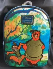 Loungefly Disney Robin Hood & Little John Mini Backpack Box Lunch Exclusive