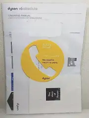 Dyson V6 Absolute Operating Manual ~ New