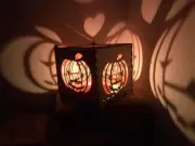 Wooden Magic Candle Box Indoor Outdoor Halloween party décor