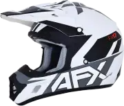AFX 0110-6494 FX-17 Helmet - Aced - Matte White/White - Small