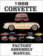 1968 Corvette Factory Assembly Manual HUNDREDS of Exploded Parts Diagrams Detail