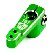 PHSCX24020-GREEN Powerhobby Aluminum 15T Emax Servo Horn For Axial SCX24 Jeep