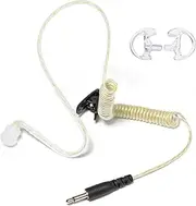 [UAYESOK] 3.5mm Listen Only Earpiece Balanced Armature Driver, Law Enforcement Police Surveillance Headset for Ham Radio Speaker Mic of Baofeng Motorola Kenwood Midland