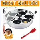 Nonstick 6 Cup Poached Egg Cooker with Easy-Clean Design - Gourmet Every Day