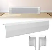 Gekufa 3 FT Baseboard Heater Cover with Left and Right - YY19