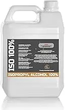 Isopropyl Alcohol 100% Pure, Industrial Grade Cleaner and Solvent, Multi-Purpose, Fast-Drying 5L