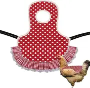 Chicken Saddle for Hens | Hen Poultry Vest Saddle Clothes Jacket,Poultry Protector Hen Apron Feather Protective Jacket Wing Back Protector Fits Small Medium Hen Accessories