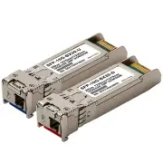 20km SFP+ WDM BiDi 10G 10gb SFPPlus 20 km transceiver Cisco compatible 2 modules