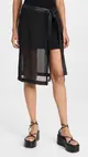 [Proenza Schouler] Viscose Suiting Wrap Skirt