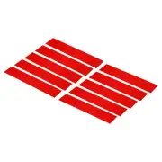 10Pcs 10"x2" Blank Engraving Name Plate Personalized Laser Printing Plate Red