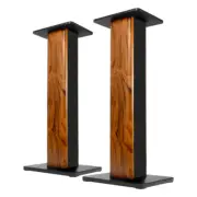 2x Wooden Speaker Stands Floor Home Theater Bookshelf Hi Fi Vision Mounts