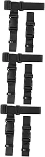 minkissy 3 Sets Adjustable Luggage Connector Straps of Travel Strap Belts for Suitcases Lightweight Portable Safety Binding for Travel Accessories