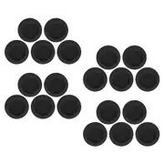 Rubber Stopper Plugs Piggy Bank Bottom Stopper Money Saving Box Material Tight Seal 20Pcs Black 5.00X5.00X0.50CM
