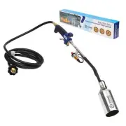 800,000 BTU Propane Torch Weed Burner Kit Self Igniter Heavy Duty Flamethrowe
