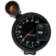 E6080 5" Tachometer 10K RPM Black Dial & Shift Light