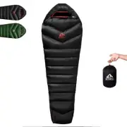 Down Sleeping Bag 620FP,3 Season Ultralight Sleeping Bag for Adults & Teens, ...