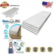 4 Pack 1" x 24" x 72" High Density Upholstery Foam | Durable Seat Replacement