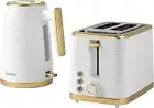 COMBO-7996 Palermo Electric Kettle and Toaster Set, 2-Slice Toaster with Wide...