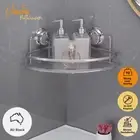 Corner Shelf Corner Shower Organizer Storage Caddy Suction Caravan SS Chichi