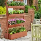 Vertical Garden Planter 4 Tier Planter Box for Outdoor Flowers Vegetable Herbs