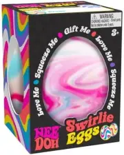 Schylling NeeDoh Swirlie Egg Fidget Toy Assorted Styles Colors SWEND25