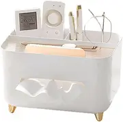 domoi Tissue Storage Box, Modern Tissue Dispenser, Tissue Cover Nightstand Organizer, B