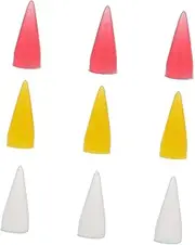 CRILSTYLEO Diy Nail Art Essentials 9pcs Replacement Pen Tips Rhinestone Picker Head Dotting Pen Head Nail Picker