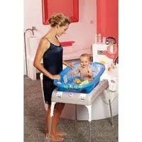 在飛比找PChome商店街優惠-【晴晴百寶盒】OKBABY義大利嬰兒澡盆豪華款 保母娃娃模擬