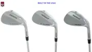 NEW! AGXGOLF BOYS RIGHT HAND TCI SOFT FACE WEDGES (SET OF 3): 52°, 56° & 60° USA