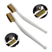 2pcs Industrial Toothbrush Style Copper Wire Brush for Light Scrubbing