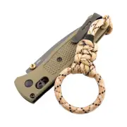 Paracord EDC Lanyard Round Ring Buckle Finger Holder Puller 200 Colours Custom