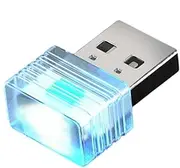 USB LED Lights for Car - USB Ambient Light Interior LED Car Light - Multicolor Plug-In Wireless Night Light Interior Light for Home & Car