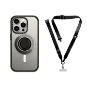 - Value Set Secure Your Phone Set - Snappy Mirror Ring Holder MagSafe Compatible & 2-in-1 Utility Lanyard (Black)