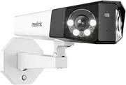 REOLINK 4K Security Camera System, IP Outdoor Cam in 180° FoV by Dual-Lens, Human/Vehicle/Pet Detection, Color Night Vision, Two Way Talk, Up to 256GB microSD Card, Duo 2 PoE