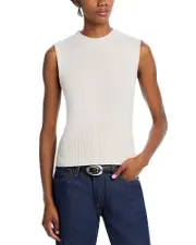 Aqua Crewneck Cashmere Sweater Vest - Exclusive