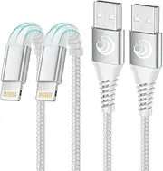 [Yosou] iPhone Charger 3M 2Pack, Long USB A to Lightning Cable Apple MFi Certified iPhone Charging Cable Braided iPhone Cord Fast Charge for iPhone 14 13 12 11 Pro Max XR XS 10 8 7 Plus 6, iPad