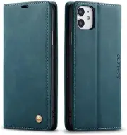 for iPhone 11 Case Vintage PU Leather Wallet Case TPU Bumper [Card Slots] [Hands