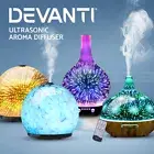 Devanti Aromatherapy Diffuser 3D Aroma Essential Oils Ultrasonic Air Humidifier