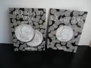 Empty Coin Folder - Dime & Quarter Bundle - Collector book