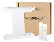 PlayStation 4 Classic+2x Controller TV Wall Mount PS4 White Metal Holder-ViMount